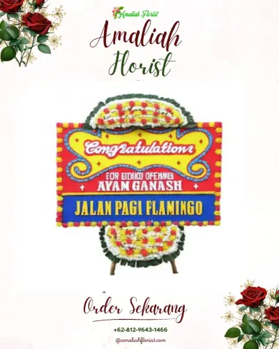 Bunga Papan Congratulation di Trenten